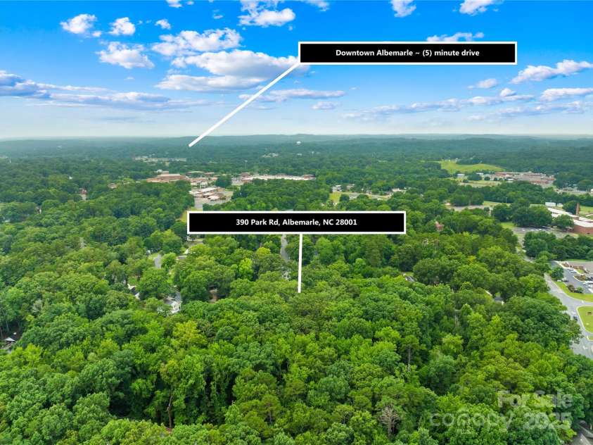 390 Park Road, Albemarle, NC 28001.  MLS# CAR4308833, YatesRealty ID 2796. 
