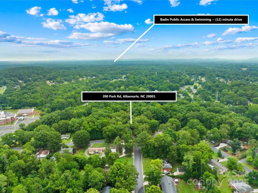390 Park Road, Albemarle, NC 28001.  MLS# CAR4308833, YatesRealty ID 2796. 