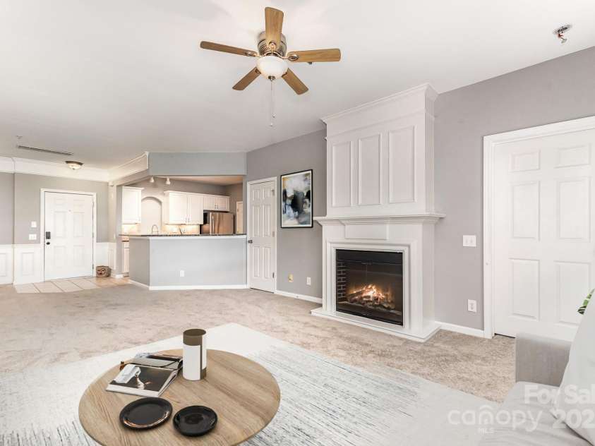 14857 Santa Lucia Drive, Charlotte, NC 28277.  MLS# CAR4258978, YatesRealty ID 27966. Virtually staged living room