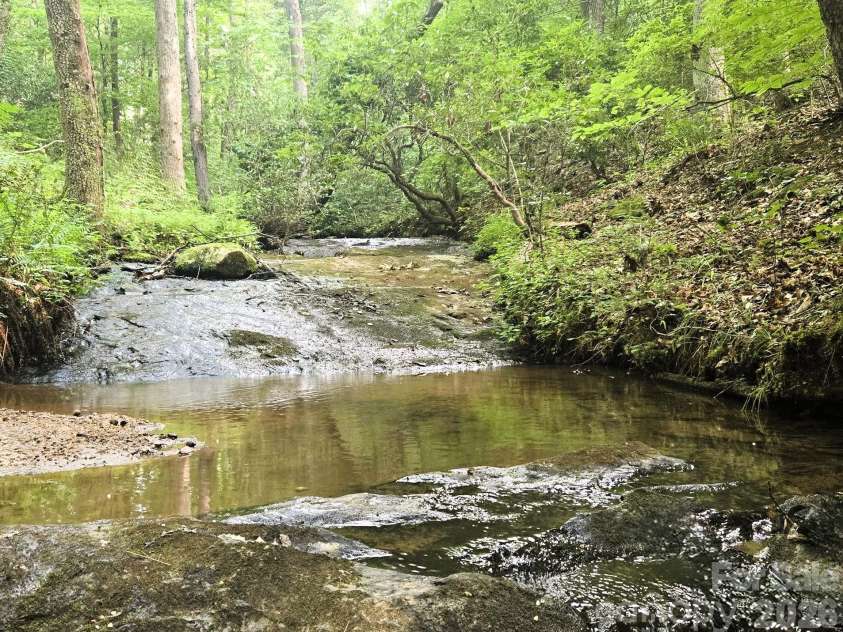 670 Cedar Creek Road, Lake Lure, NC 28746.  MLS# CAR4382823, YatesRealty ID 27969. A fun and functional creek running through with trails throughout