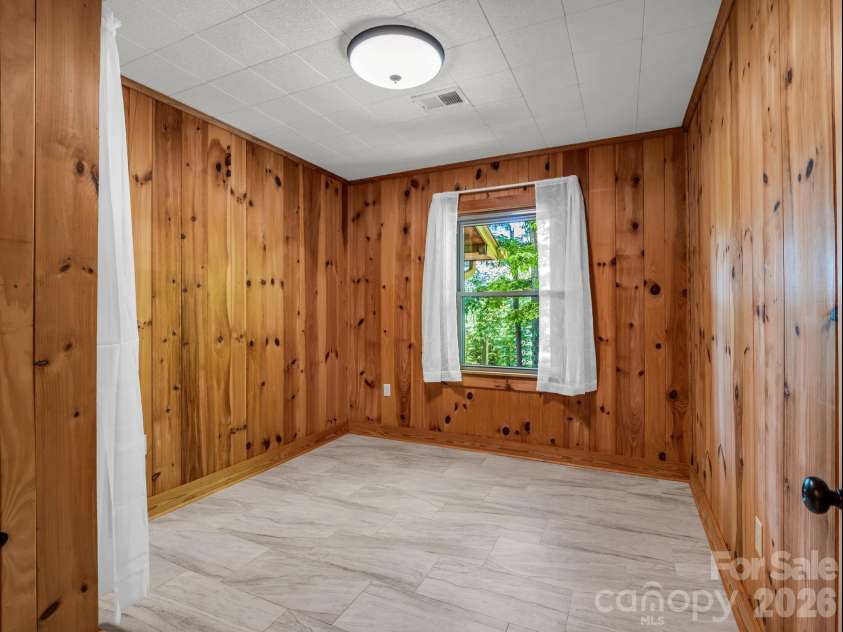 670 Cedar Creek Road, Lake Lure, NC 28746.  MLS# CAR4382823, YatesRealty ID 27969. Bedroom 3 on main