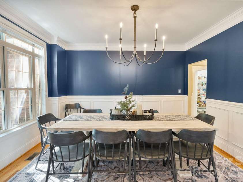 108 Broadview Circle, Mooresville, NC 28117.  MLS# CAR4388348, YatesRealty ID 27982. Formal dining room with wainscotting