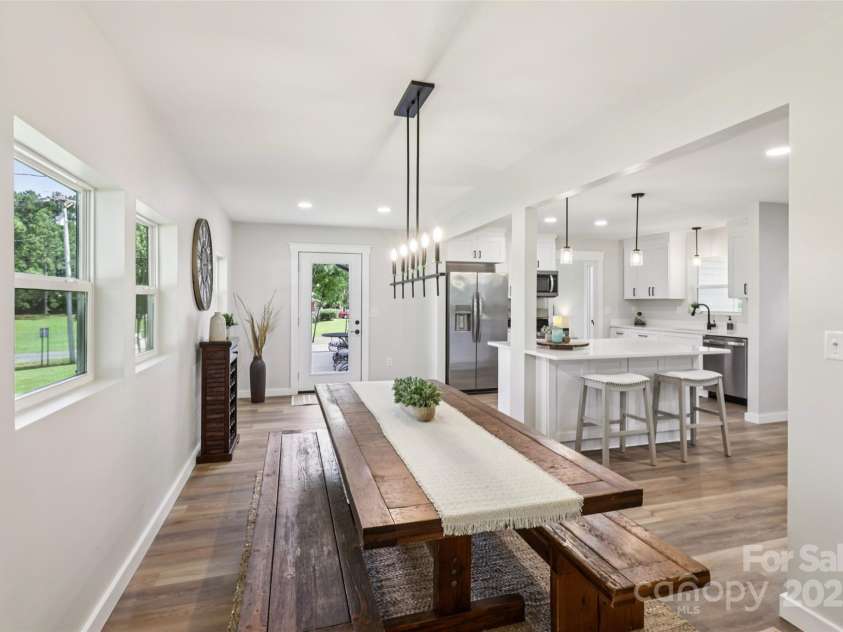 37598 Mountain Creek Road, New London, NC 28127.  MLS# CAR4258380, YatesRealty ID 27983. Dining