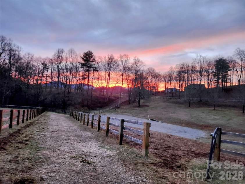 1552 Bear Creek Road, Leicester, NC 28748.  MLS# CAR4340462, YatesRealty ID 2799. Legandary sunsets
