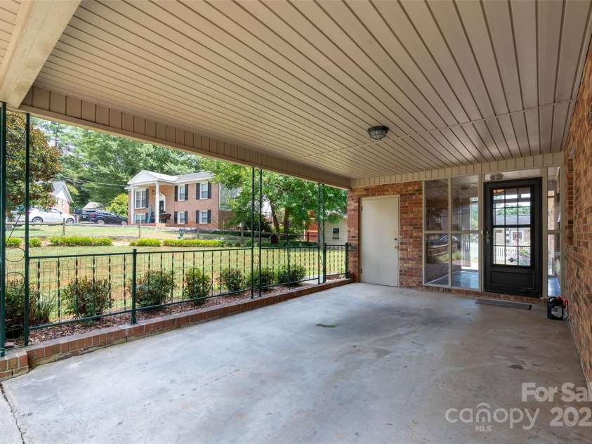 1536 Anderson Street, Gastonia, NC 28054.  MLS# CAR4283379, YatesRealty ID 27992. Carport 2