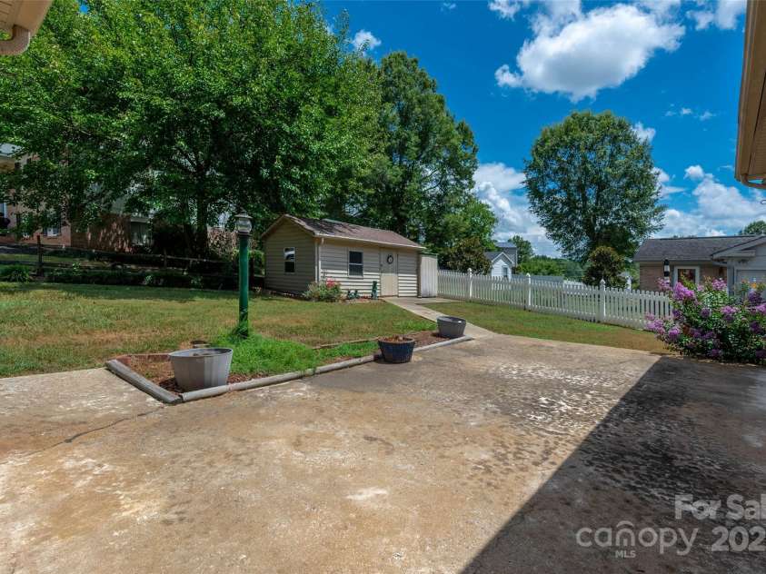 1536 Anderson Street, Gastonia, NC 28054.  MLS# CAR4283379, YatesRealty ID 27992. Rear Patio 1