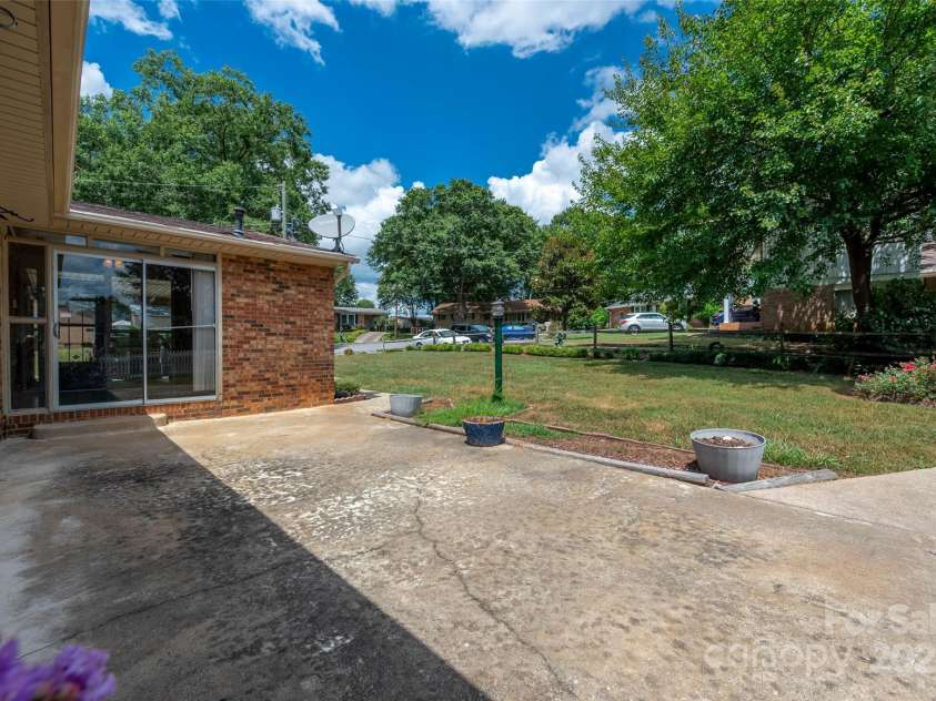 1536 Anderson Street, Gastonia, NC 28054.  MLS# CAR4283379, YatesRealty ID 27992. Rear Patio 3