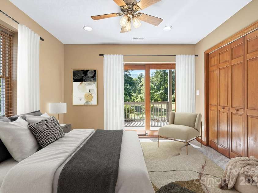 307 #7 Blue Ridge Drive, Marion, NC 28752.  MLS# CAR4298364, YatesRealty ID 28. Lower Bedroom 2Virtually staged