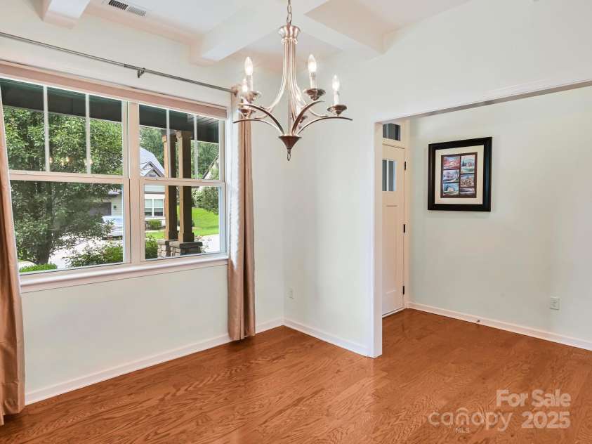 56 Brown Street, Weaverville, NC 28787.  MLS# CAR4284270, YatesRealty ID 28005. Dining room