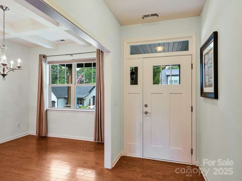 56 Brown Street, Weaverville, NC 28787.  MLS# CAR4284270, YatesRealty ID 28005. Front door entrance