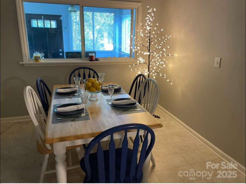 209 Edgewood Drive, Wingate, NC 28174.  MLS# CAR4285232, YatesRealty ID 28008. Main Dining Room