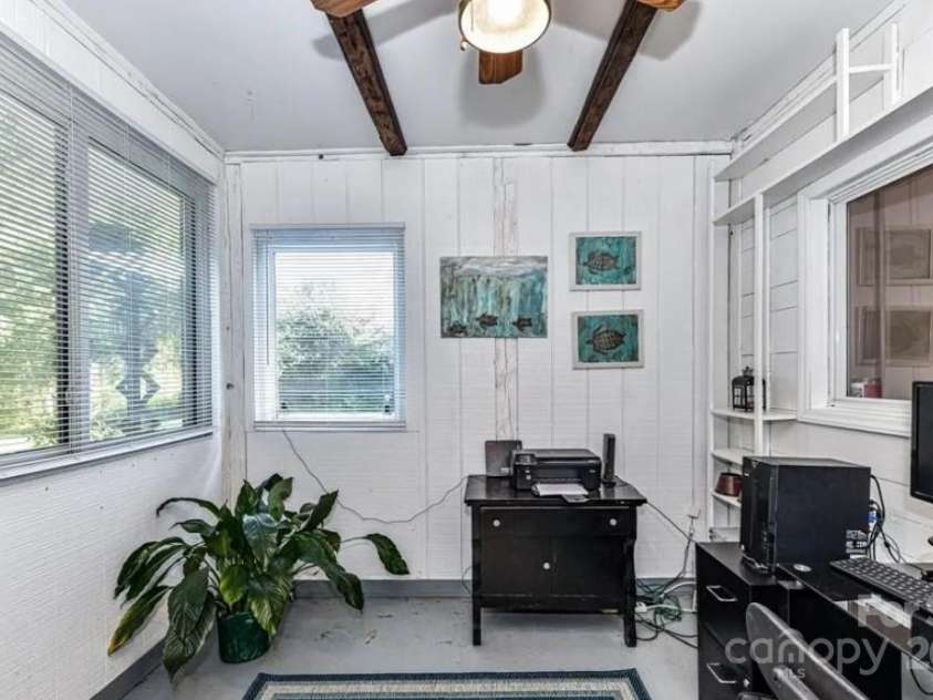 209 Edgewood Drive, Wingate, NC 28174.  MLS# CAR4285232, YatesRealty ID 28008. Main Sunroom