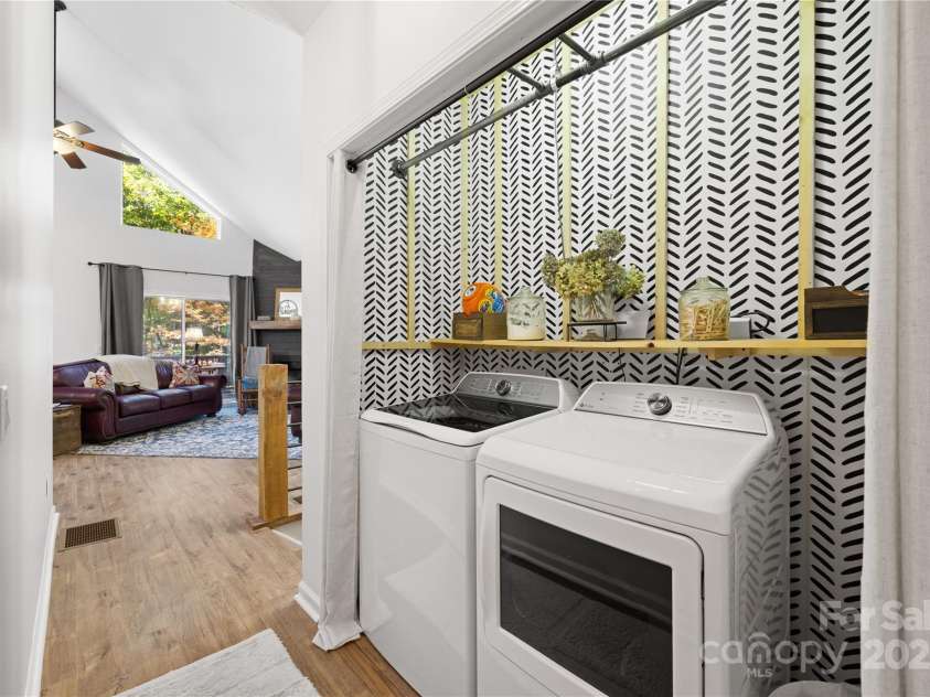 1308 Bell Mountain Road, Zirconia, NC 28790.  MLS# CAR4317514, YatesRealty ID 2802. Hall Laundry 