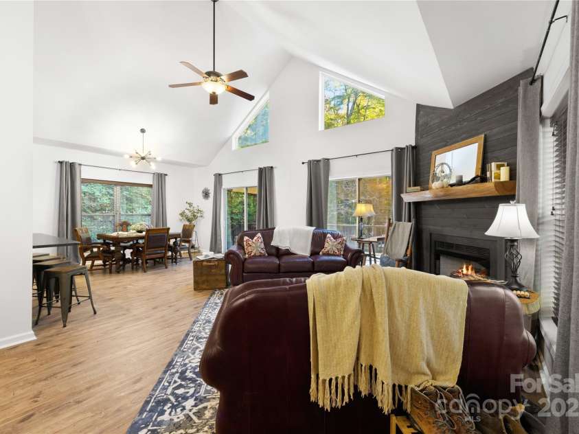 1308 Bell Mountain Road, Zirconia, NC 28790.  MLS# CAR4317514, YatesRealty ID 2802. Open floor plan upon entry 