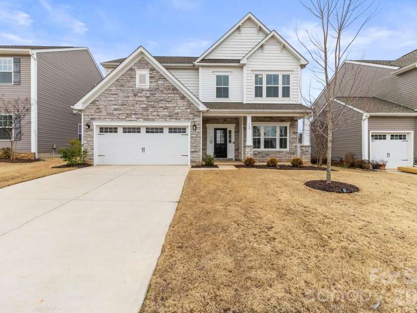 142 Fairfield Drive, Troutman, NC 28166.  MLS# CAR4349688, YatesRealty ID 2802. Front of Home