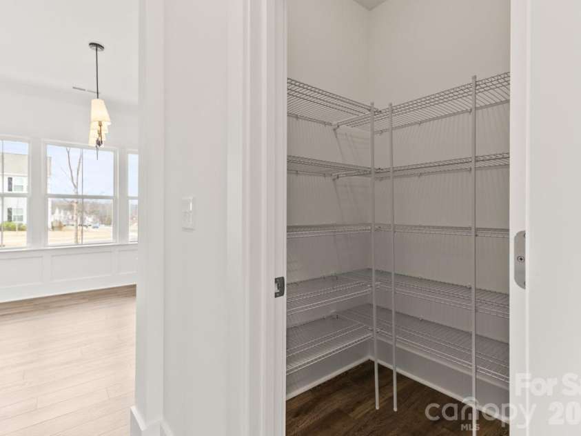 142 Fairfield Drive, Troutman, NC 28166.  MLS# CAR4349688, YatesRealty ID 2802. Pantry