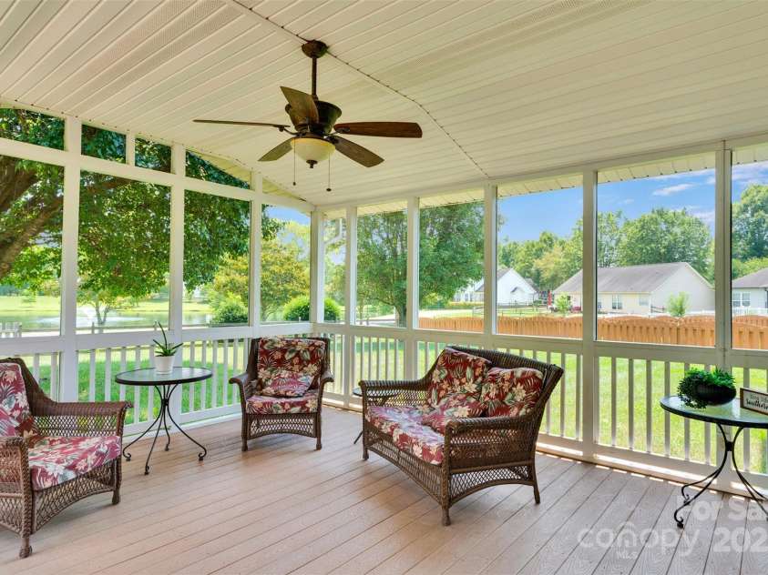 2004 Onotoa Drive, Indian Trail, NC 28079.  MLS# CAR4272970, YatesRealty ID 28047. Gorgeous pond views