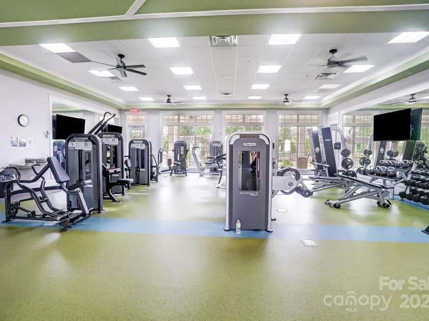 5527 Cheerful Lane, Charlotte, NC 28215.  MLS# CAR4275434, YatesRealty ID 28049. Great fitness center with updated equipment