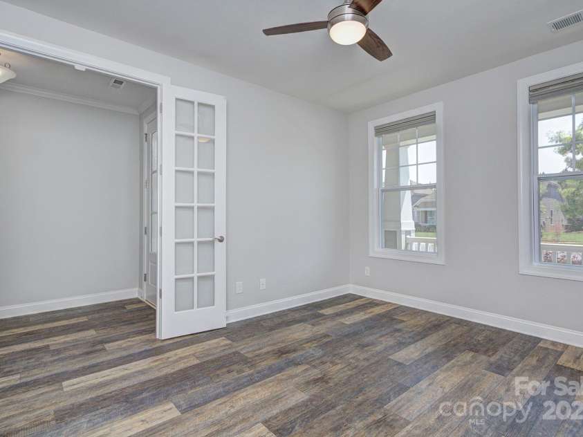 5527 Cheerful Lane, Charlotte, NC 28215.  MLS# CAR4275434, YatesRealty ID 28049. Office looking into foyer/front door area