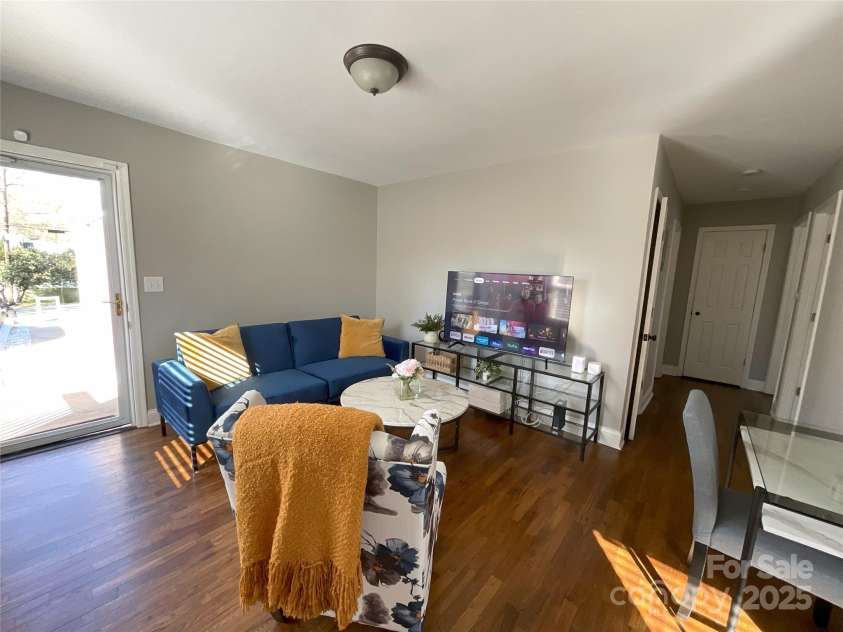 2607 /2609 Celia Avenue, Charlotte, NC 28216.  MLS# CAR4280740, YatesRealty ID 28052. 2609 living room(previously furnished)
