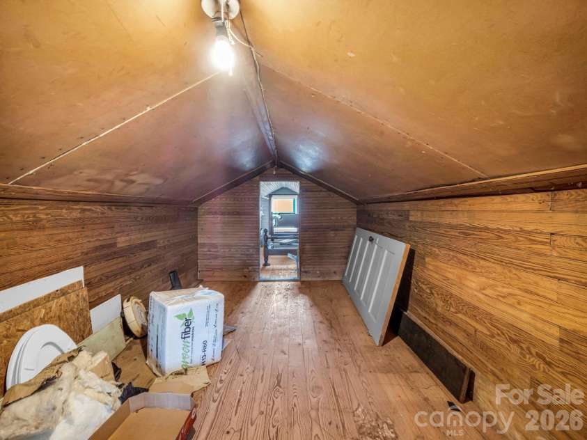 620 Smith Waldrop Road, Columbus, NC 28722.  MLS# CAR4379535, YatesRealty ID 28052. Attic Space