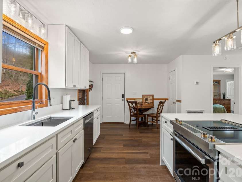 11014 NC 80 Highway, Burnsville, NC 28714.  MLS# CAR4352232, YatesRealty ID 2806. Galley Kitchen