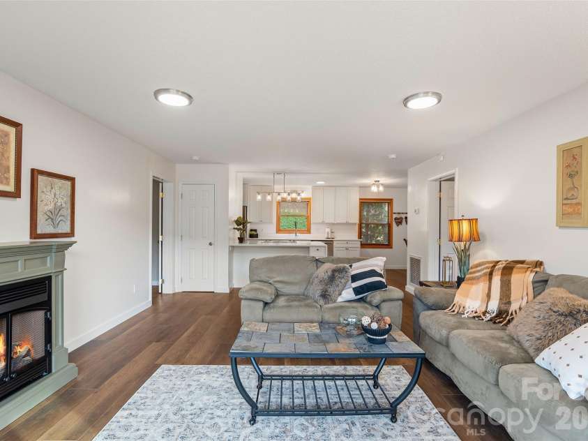 11014 NC 80 Highway, Burnsville, NC 28714.  MLS# CAR4352232, YatesRealty ID 2806. New propane fireplace