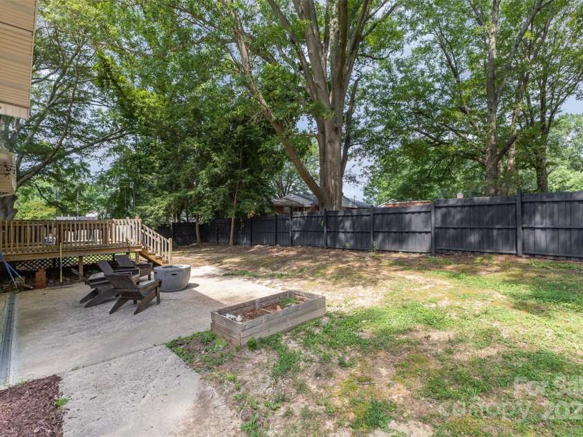 747 Saint Michaels Lane, Gastonia, NC 28052.  MLS# CAR4267169, YatesRealty ID 28066. Back Yard Patio and Deck
