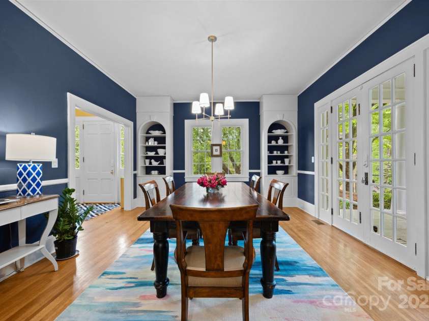 100 Poplar Spring Trail, Hendersonville, NC 28739.  MLS# CAR4251710, YatesRealty ID 28067. Dinning Room w/Built-in