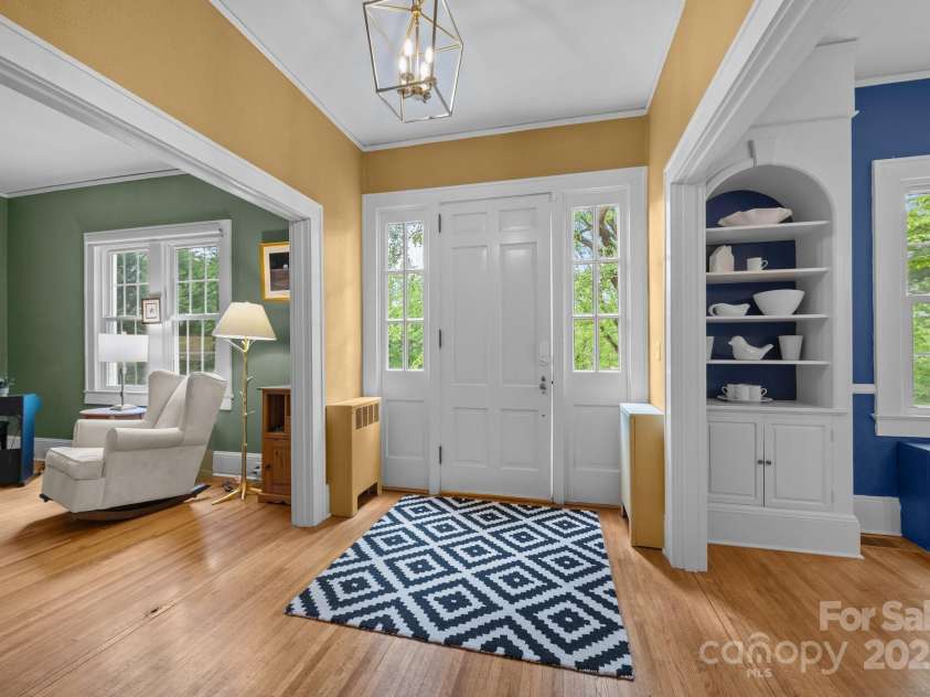 100 Poplar Spring Trail, Hendersonville, NC 28739.  MLS# CAR4251710, YatesRealty ID 28067. East Foyer Entrance