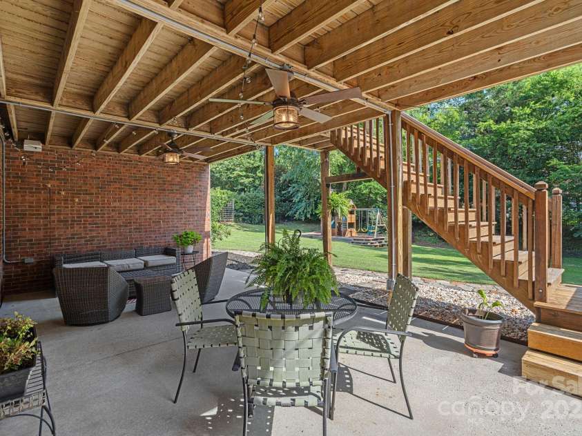 343 Gringley Hill Road, Fort Mill, SC 29708.  MLS# CAR4274138, YatesRealty ID 28068. Covered Patio