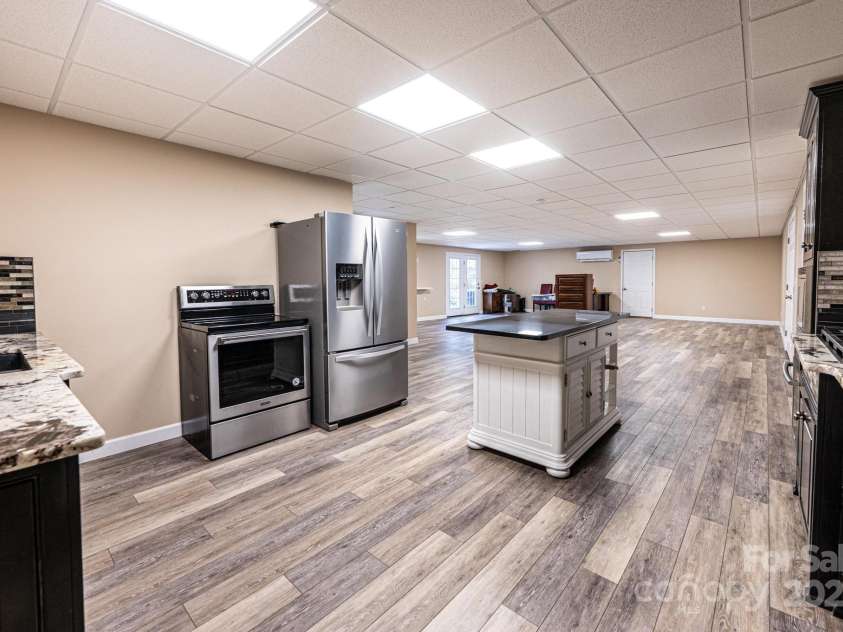 1436 20th Avenue Place, Hickory, NC 28601.  MLS# CAR4324813, YatesRealty ID 2807. Basement kitchen