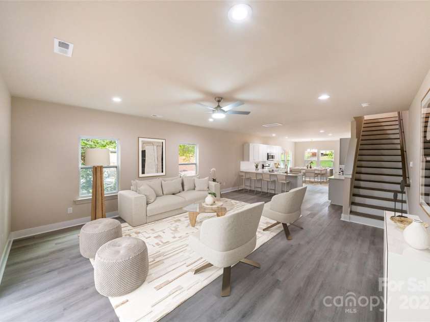 311 Echodale Drive, Charlotte, NC 28217.  MLS# CAR4202970, YatesRealty ID 2807. Virtually staged