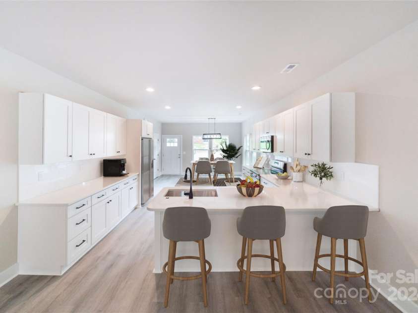 311 Echodale Drive, Charlotte, NC 28217.  MLS# CAR4202970, YatesRealty ID 2807. Virtually staged