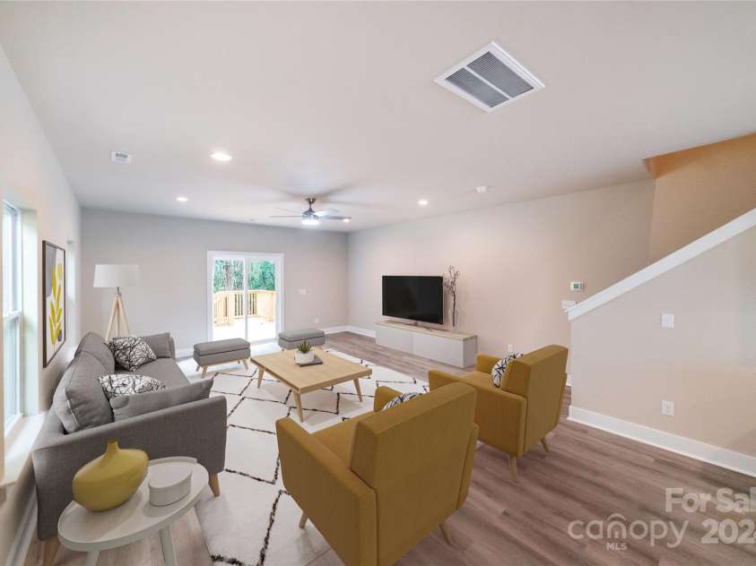 311 Echodale Drive, Charlotte, NC 28217.  MLS# CAR4202970, YatesRealty ID 2807. Virtually staged