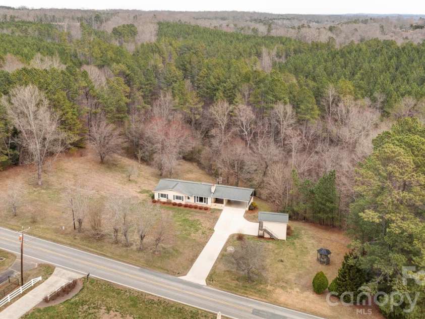 845 Long Branch Road, Grover, NC 28073.  MLS# CAR4353452, YatesRealty ID 2807. Aerial View