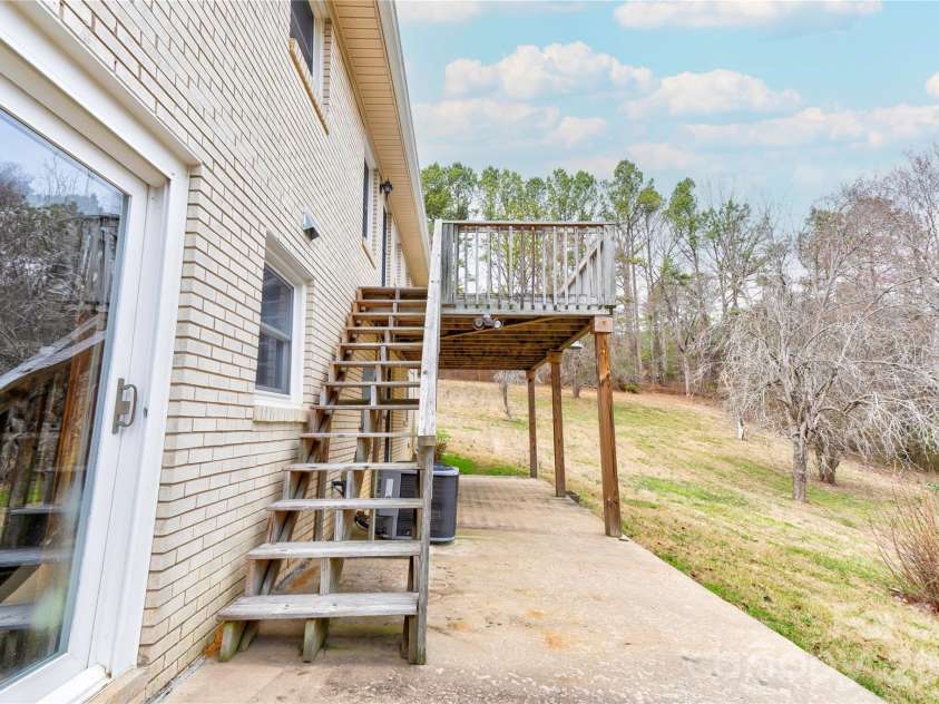 845 Long Branch Road, Grover, NC 28073.  MLS# CAR4353452, YatesRealty ID 2807. Back Deck/Patio