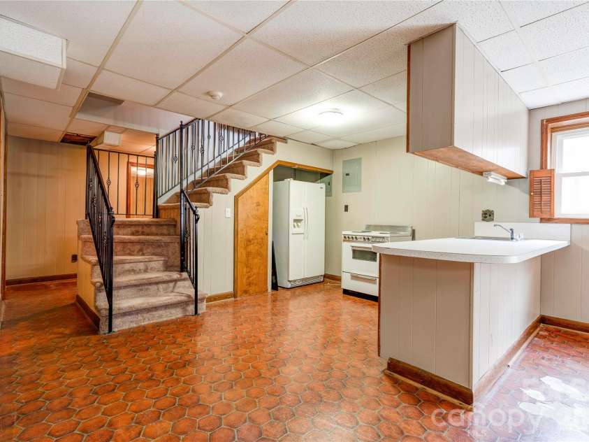 845 Long Branch Road, Grover, NC 28073.  MLS# CAR4353452, YatesRealty ID 2807. Kitchen - Basement