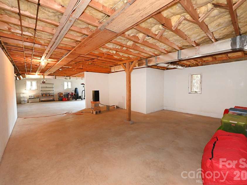 3493 Duck Pond Drive, Conover, NC 28613.  MLS# CAR4380990, YatesRealty ID 28070. Partially finished basement