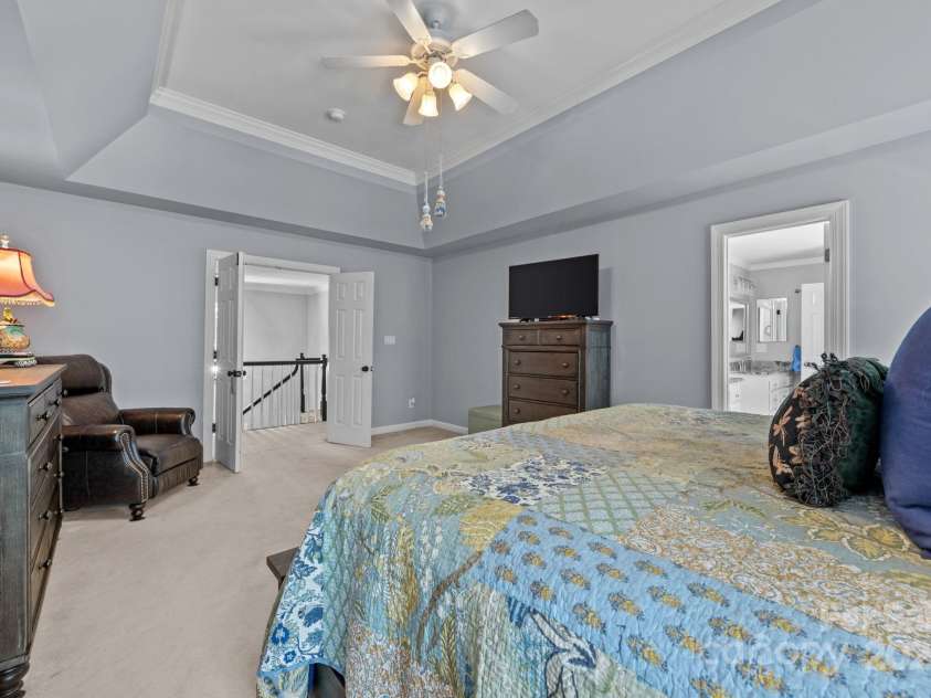 6932 Curlee Court, Charlotte, NC 28277.  MLS# CAR4283210, YatesRealty ID 28075. Primary Bedroom