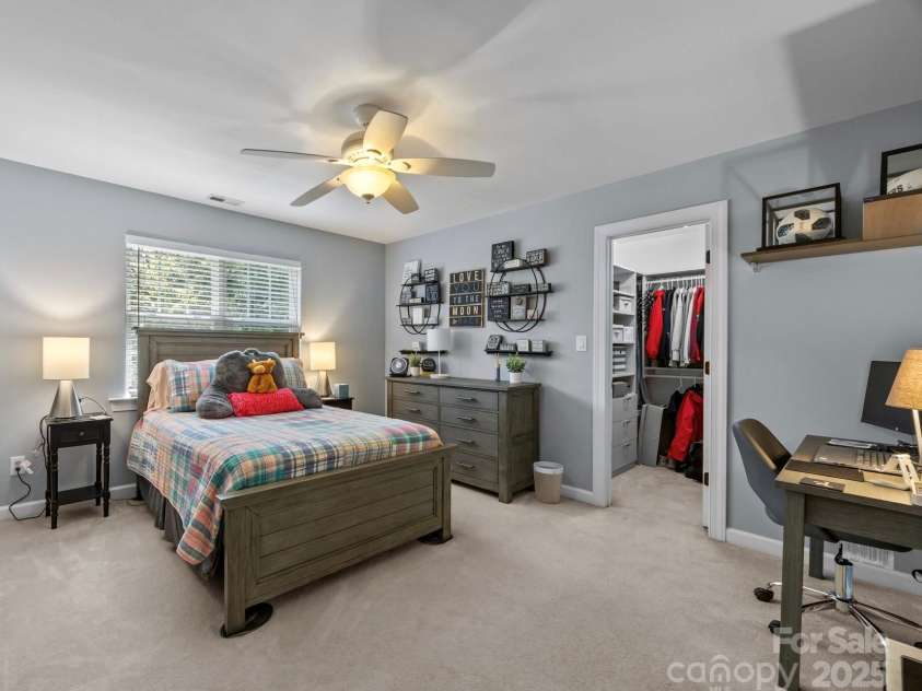 6932 Curlee Court, Charlotte, NC 28277.  MLS# CAR4283210, YatesRealty ID 28075. Secondary Bedroom