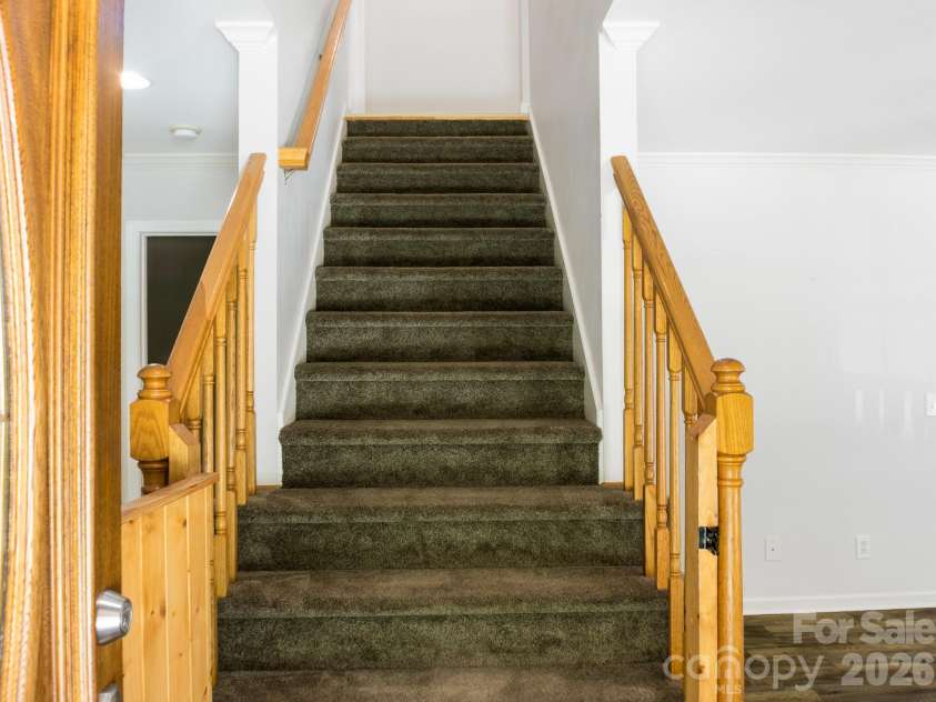 305 Imperial Way, Albemarle, NC 28001.  MLS# CAR4389607, YatesRealty ID 28080. Stairs