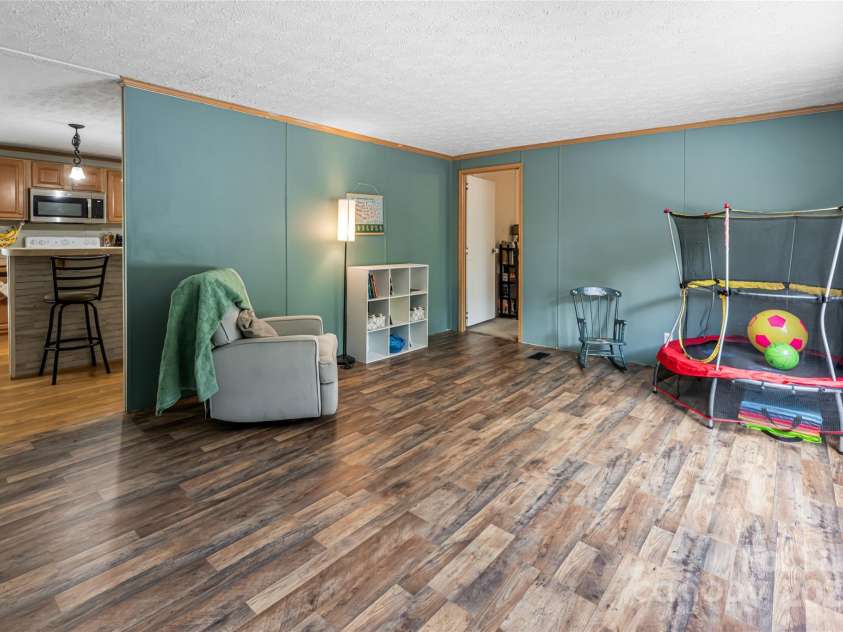 118 Reeves Road, Leicester, NC 28748.  MLS# CAR4280942, YatesRealty ID 28083. Living Room