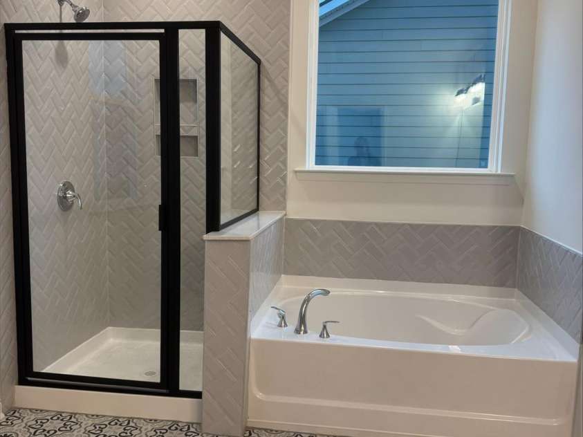 5239 Scotts Creek Road, Indian Land, SC 29707.  MLS# CAR4264415, YatesRealty ID 28084. Super primary bath with tub and shower