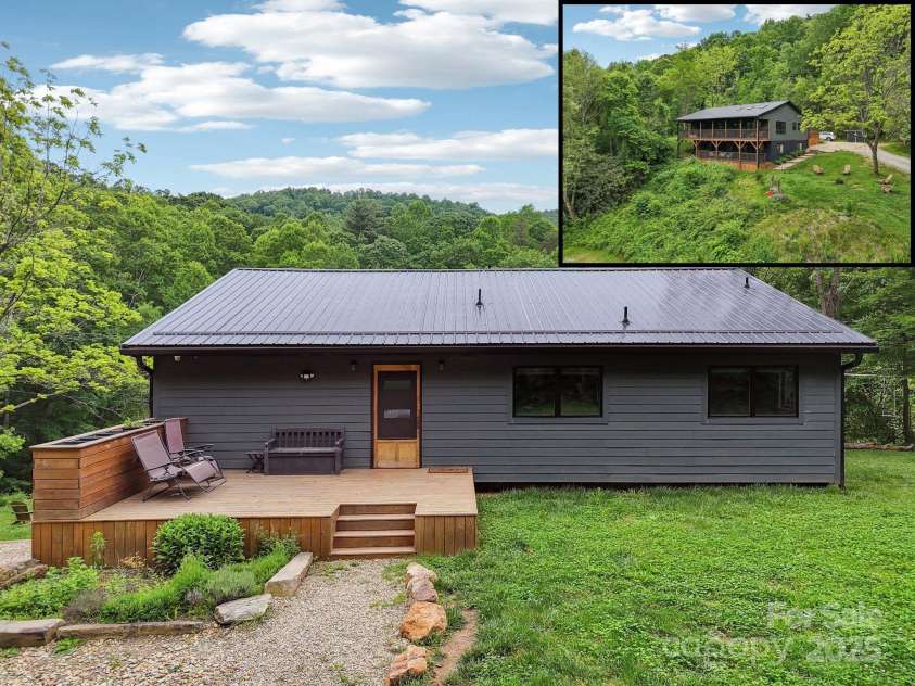 906 Merrills Cove Road, Asheville, NC 28803.  MLS# CAR4264221, YatesRealty ID 28089. Maintenance free hardiboard siding and metal roof!