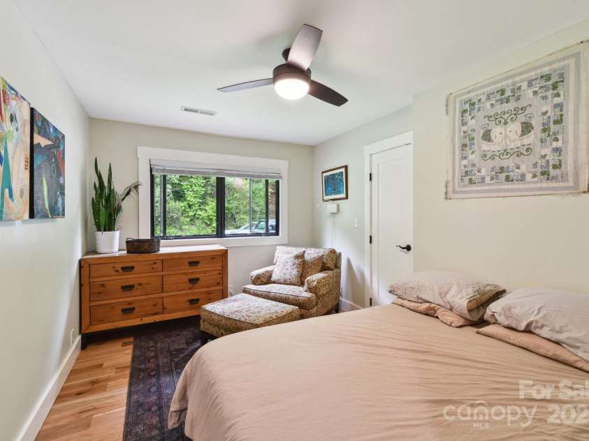 906 Merrills Cove Road, Asheville, NC 28803.  MLS# CAR4264221, YatesRealty ID 28089. Second bedroom on main level