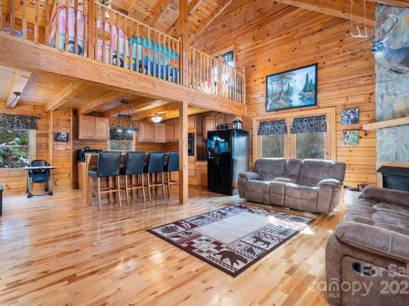 1390 Grants Mountain Road, Marion, NC 28752.  MLS# CAR4213166, YatesRealty ID 2809. Living Room