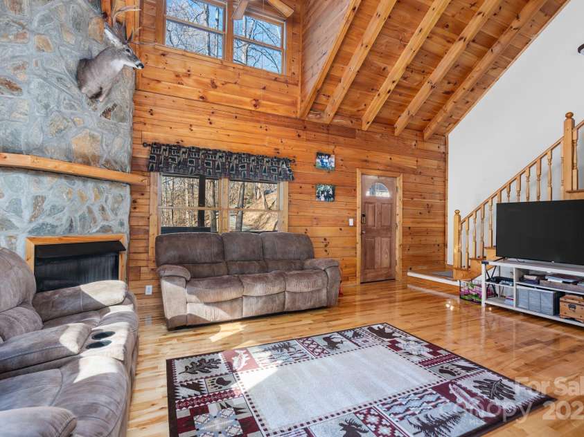 1390 Grants Mountain Road, Marion, NC 28752.  MLS# CAR4213166, YatesRealty ID 2809. Living Room