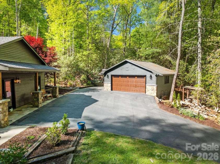 492 Falls Creek Road, Pisgah Forest, NC 28768.  MLS# CAR4375226, YatesRealty ID 28094. 