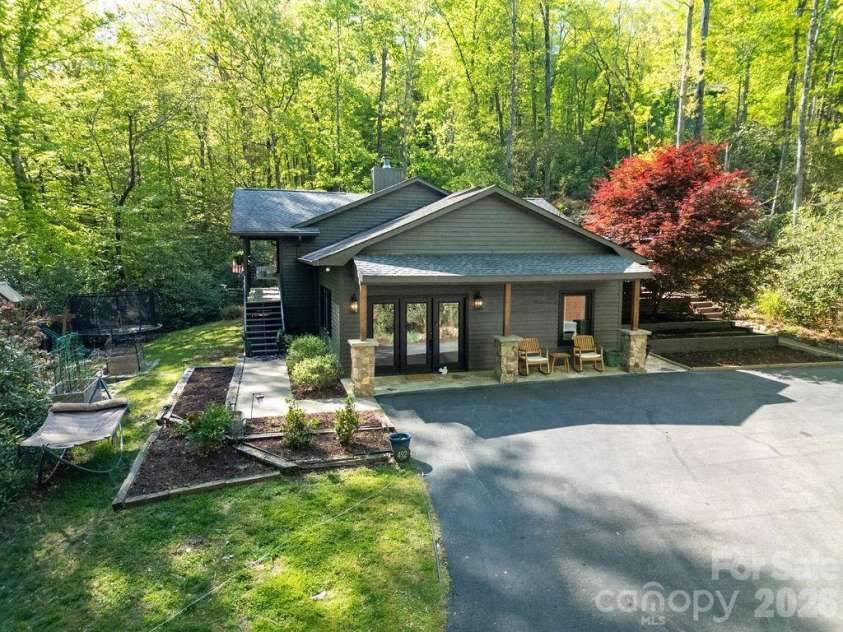 492 Falls Creek Road, Pisgah Forest, NC 28768.  MLS# CAR4375226, YatesRealty ID 28094. 